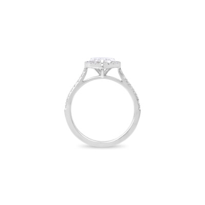 Bague Love en or blanc et diamants
