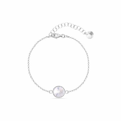 Bracelet Spark Candy en argent plaqué platine et cristaux
