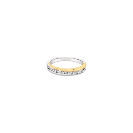 Bague H.Gringoire Duality en or jaune et diamants