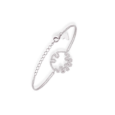 Bracelet Sandola en or gris et diamants