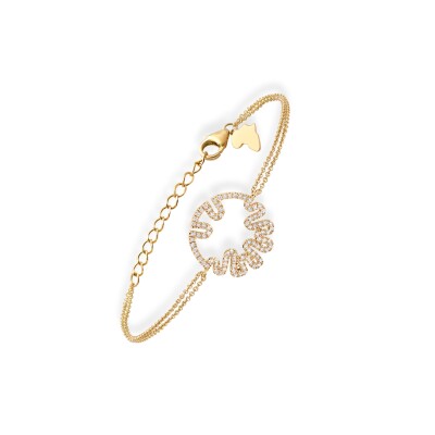 Bracelet Sandola en or jaune et diamants