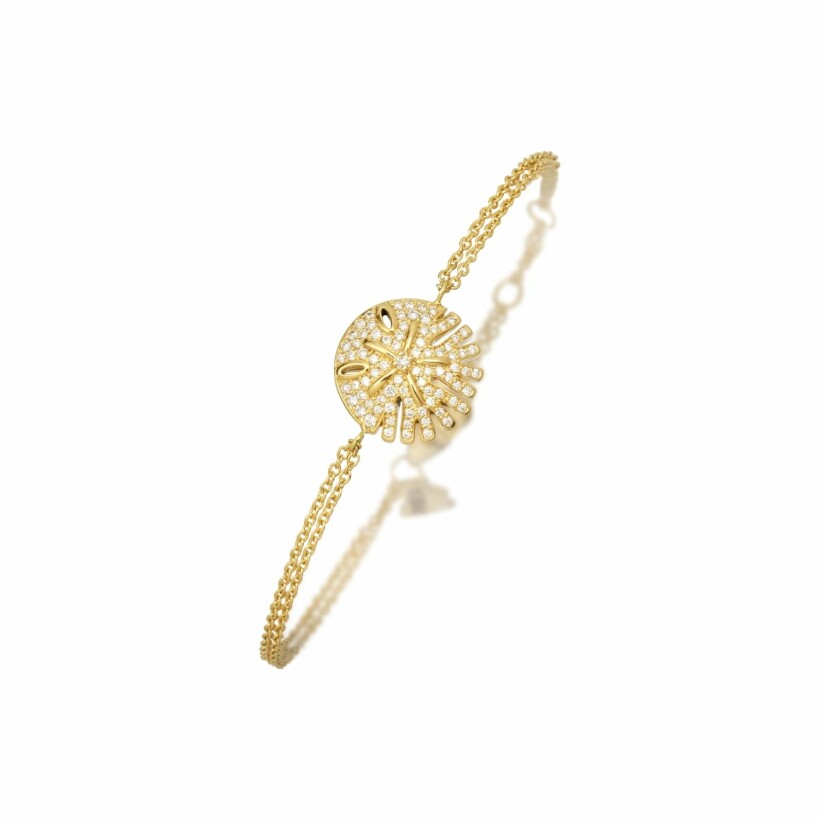 Bracelet Baby Sandola en or jaune et diamants