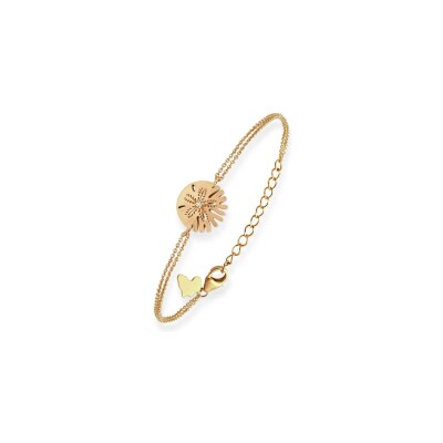 Bracelet Baby Sandola en or jaune et diamant