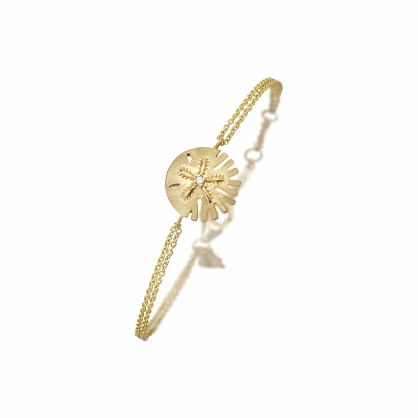Bracelet Baby Sandola en or jaune et diamant