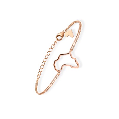 Bracelet Origine en or rose et diamant