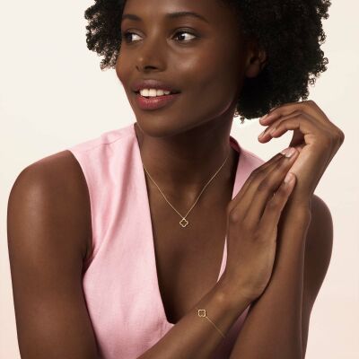 Bracelet or jaune et diamants