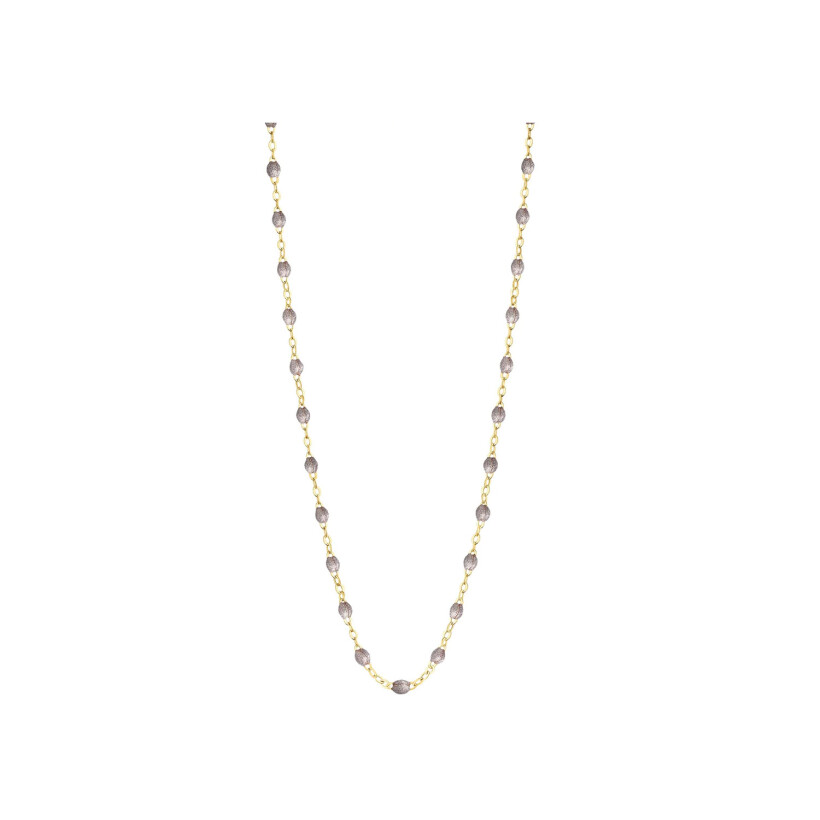 Collier Gigi Clozeau Classique en or jaune et résine argent, 42cm