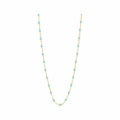 Collier Gigi Clozeau Classique en or jaune et résine jade, 42cm