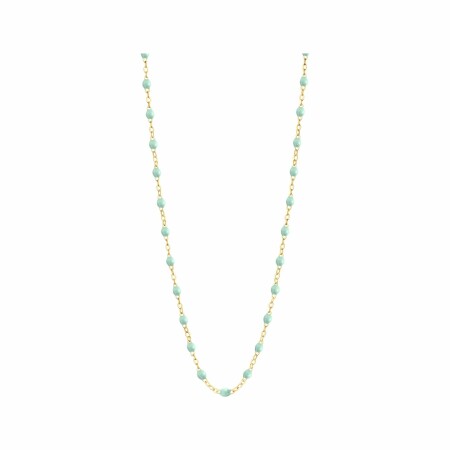 Collier Gigi Clozeau Classique en or jaune et résine jade, 42cm