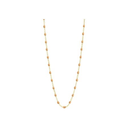 Collier Gigi Clozeau Classique en or jaune et résine nude, 45cm