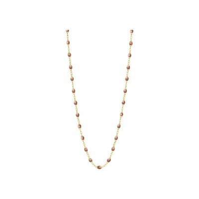 Collier Gigi Clozeau Classique en or jaune et résine cuivre, 42cm