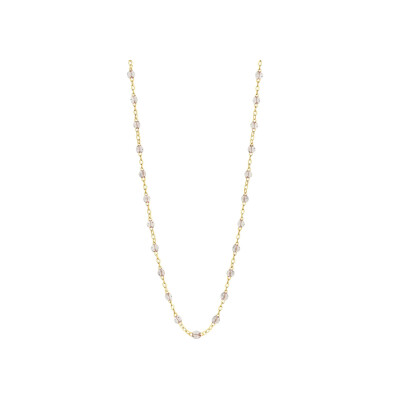 Collier Gigi Clozeau Classique en or jaune et résine sparkle, 42cm