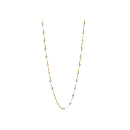 Collier Gigi Clozeau Classique en or jaune et résine sparkle, 42cm