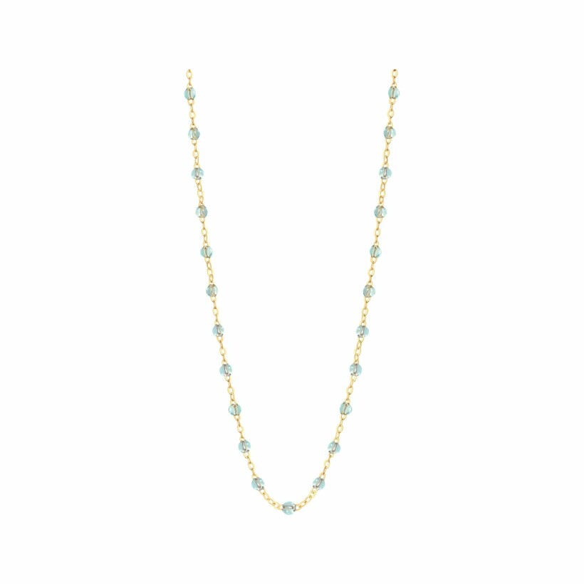 Collier Gigi Clozeau Classique en or jaune et résine ice, 42cm