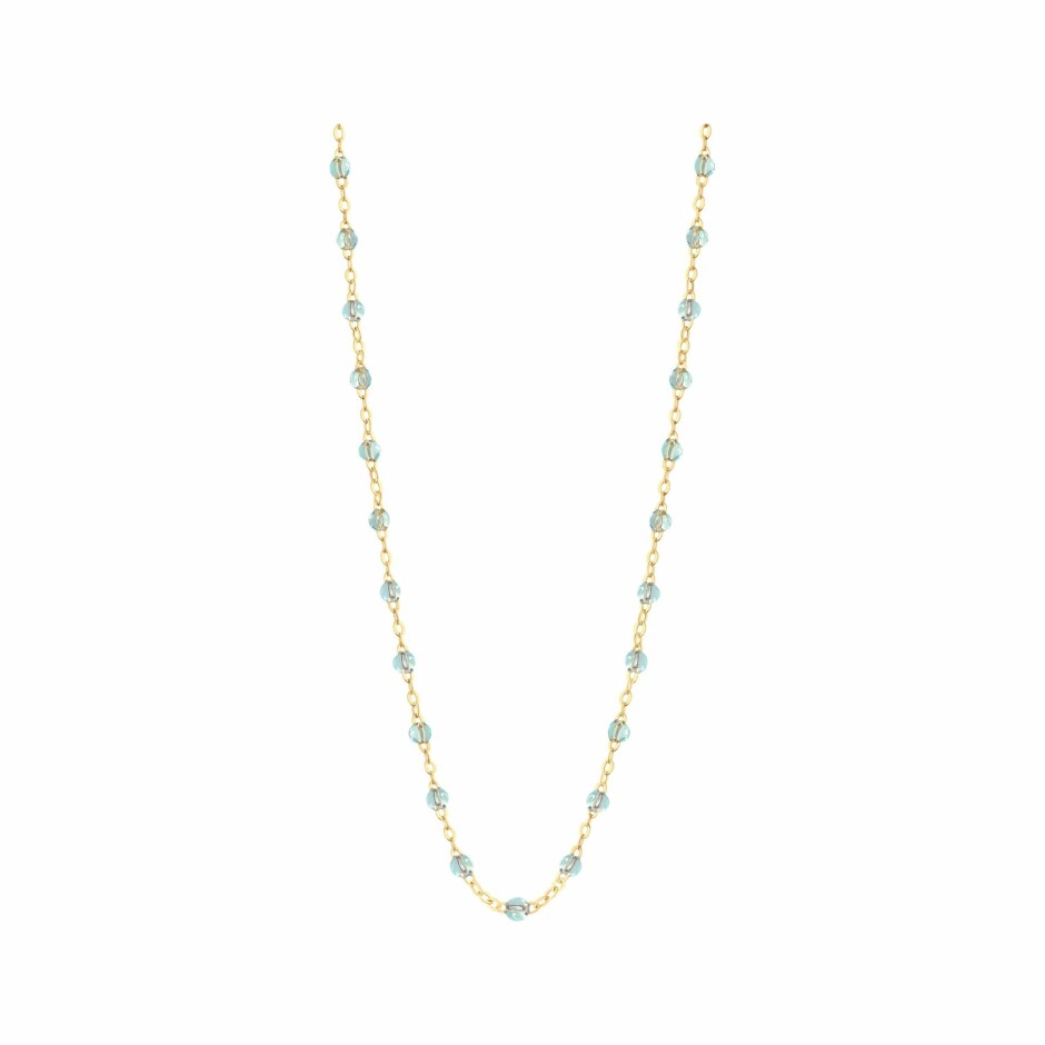 Collier Gigi Clozeau Classique en or jaune et résine ice, 42cm