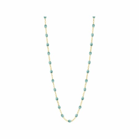 Collier Gigi Clozeau Classique en or jaune et résine glacier, 42cm