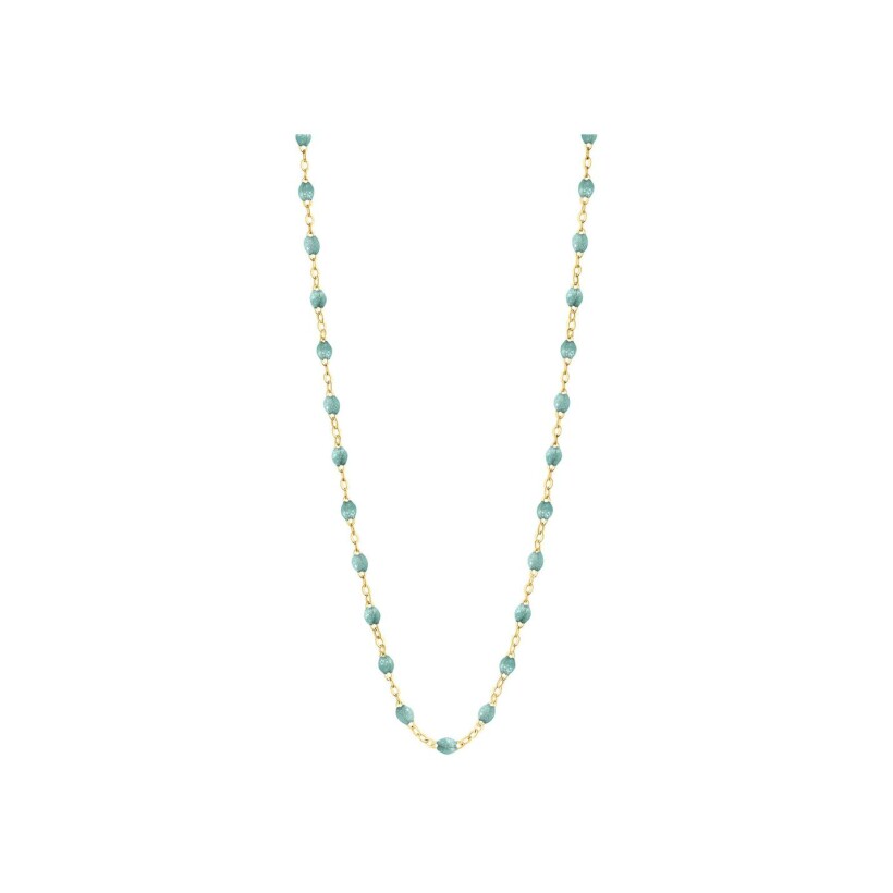 Collier Gigi Clozeau Classique en or jaune et résine glacier, 45cm