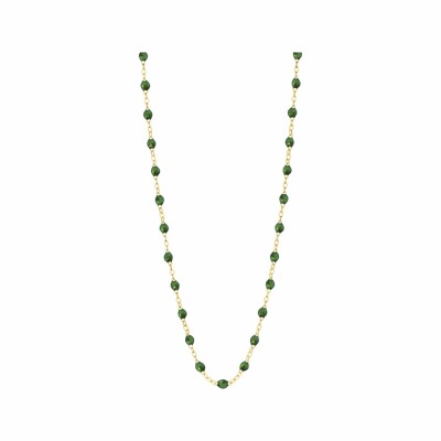 Collier Gigi Clozeau Classique en or jaune et résine scarabée, 45cm