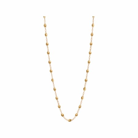 Collier Gigi Clozeau Classique en or rose et résine gold, 42cm