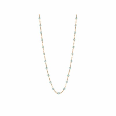 Gigi Clozeau rose gold and ice resin, 42cm, necklace