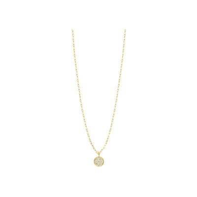 Collier Gigi Clozeau Puce en or jaune et diamants, taille 42cm