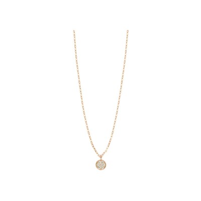 Collier Gigi Clozeau Puce en or rose et diamants, taille 42cm