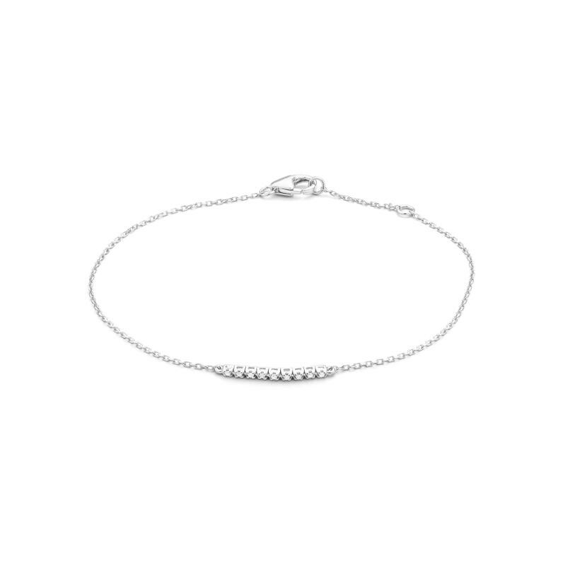 Bracelet en or blanc et diamants de 0.03ct