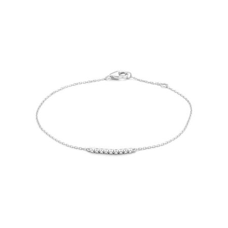 Bracelet en or blanc et diamants de 0.03ct