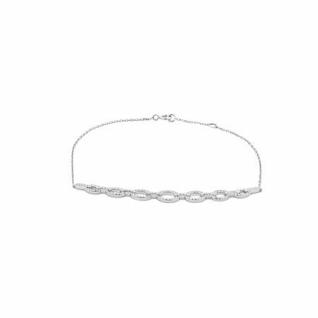 Bracelet en or blanc et diamants de 0.32ct