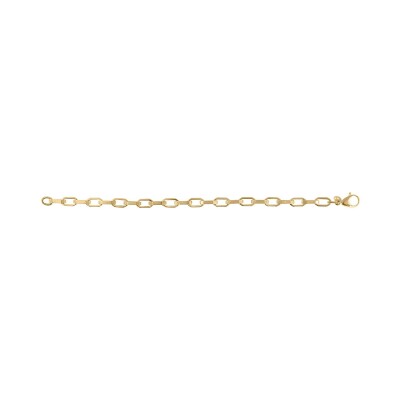 Bracelet en or jaune, 19cm