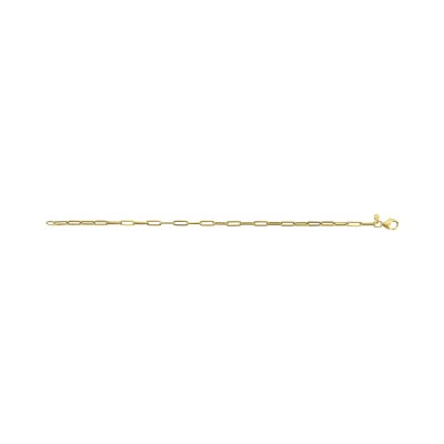Bracelet en or jaune, 19cm