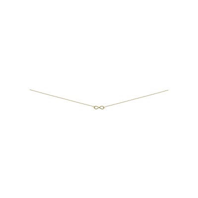 Collier infini en or jaune, 42cm