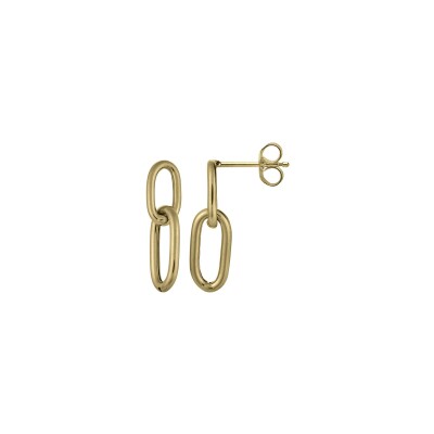 Boucles d'oreilles en or jaune