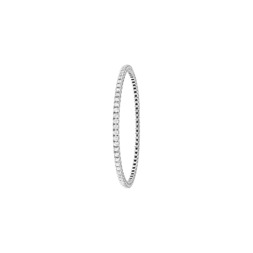 Bracelet Ligne en or blanc et diamants