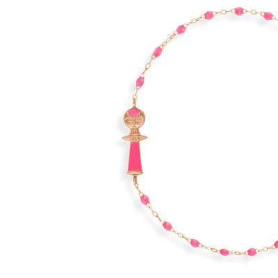 Bracelet Ashanti rose en or rose