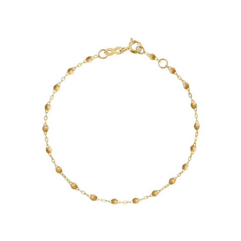 Bracelet Gigi Clozeau Classique en or jaune et résine dorée, 17cm