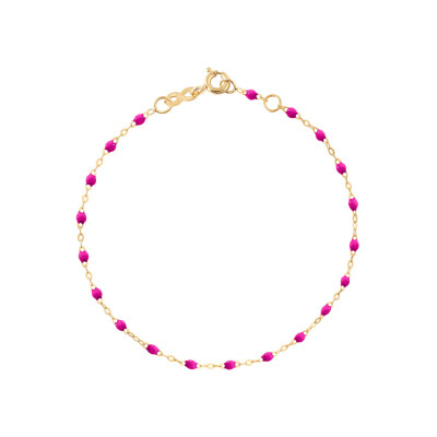 Bracelet Gigi Clozeau Classique en or jaune et résine bonbon, 17cm