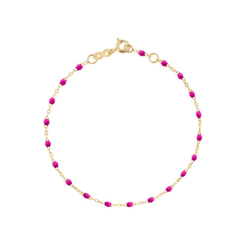 Bracelet Gigi Clozeau Classique en or jaune et résine bonbon, 19cm