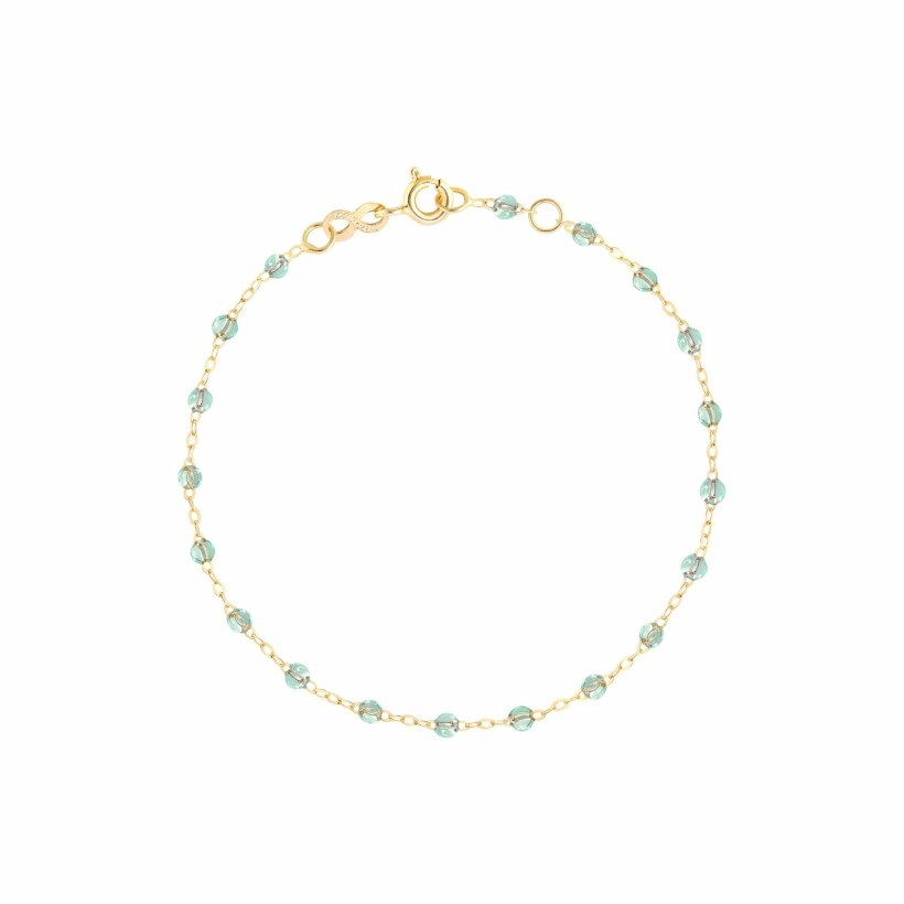 Bracelet Gigi Clozeau Classique en or jaune et résine ice, 17cm