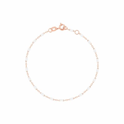 Gigi Clozeau bracelet, rose gold, white resin, 13cm