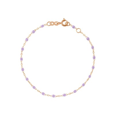 Gigi Clozeau bracelet, rose gold and parma resin, 17cm