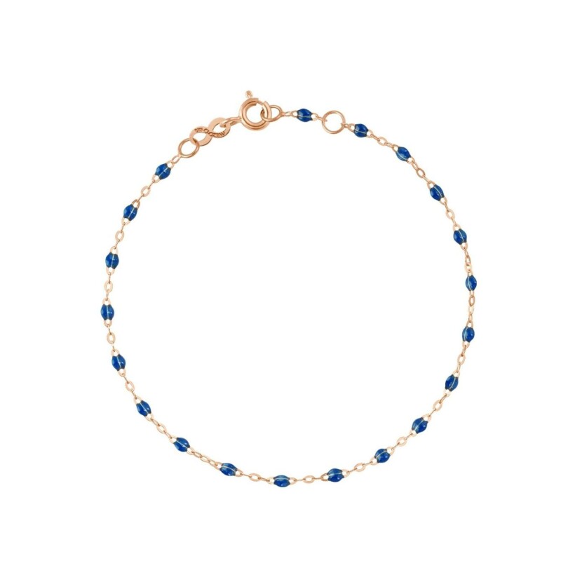 Gigi Clozeau bracelet, rose gold, navy blue sapphire, 17cm