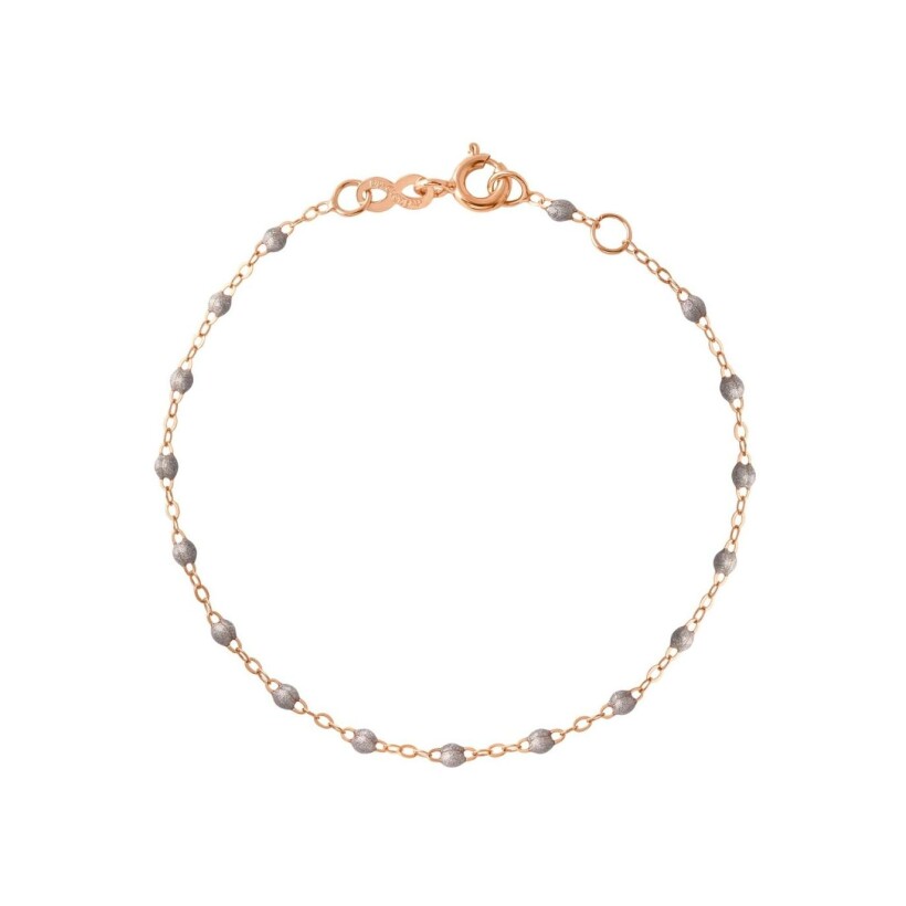 Gigi Clozeau bracelet, rose gold and silver resin, 17cm