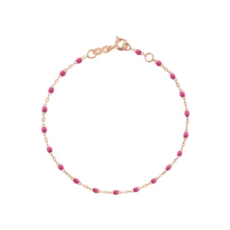 Bracelet Gigi Clozeau Classique en or rose et résine bonbon, 17cm