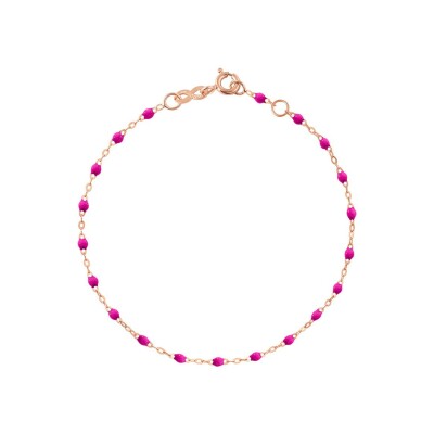 Gigi Clozeau Classique bracelet, rose gold, candy resin, size 15cm