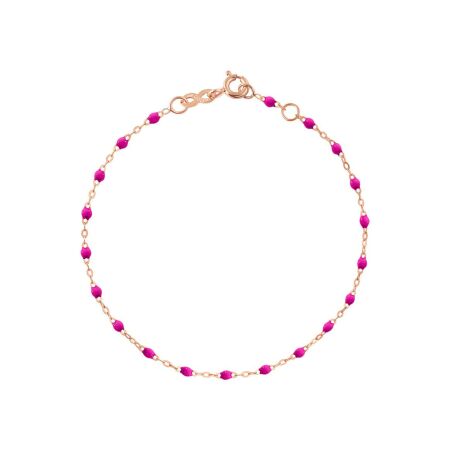 Bracelet Gigi Clozeau Classique en or rose et résine bonbon, 15cm