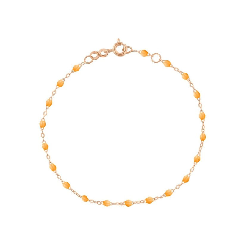 Gigi Clozeau rose gold and mandarin resin bracelet, 17cm