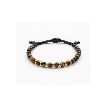 Doux Essentials pink gold and tiger's eye bracelet