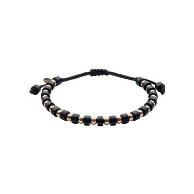 Bracelet Doux Primavera en or rose et onyx