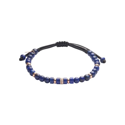 Bracelet Doux Primavera en or rose, lapis lazuli et diamant